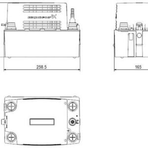 Grundf Kondensathebeanlagen CONLIFT 0,075 kW, 230 V, 50 Hz CONLIFT 1
