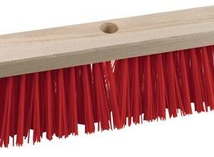 Straßenbesen Elaston L.400mm m.Stielloch Flachholz