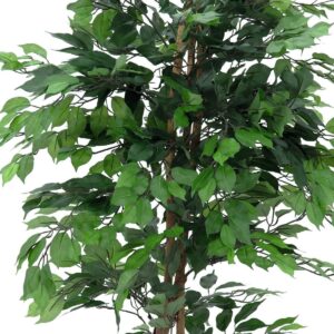 EUROPALMS Ficus-Benjamini Multi-Stamm, Kunstpflanze, 210cm