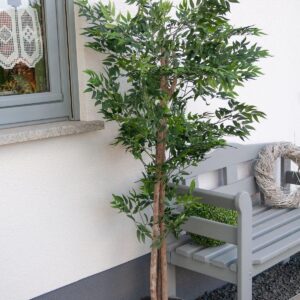 EUROPALMS Ficus Longifolia, Kunstpflanze, 165cm