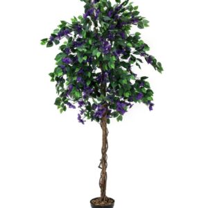 EUROPALMS Bougainvillea, lavendel, Kunstpflanze, 150cm