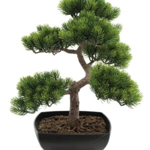 EUROPALMS Bonsai-Pinie, Kunstpflanze, 50cm