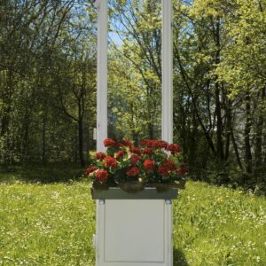 EUROPALMS Geranie, künstlich, dunkelrot, 42cm