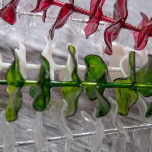 EUROPALMS Kristalleukalyptus, Kunstpflanze, weiß, 81cm 12x