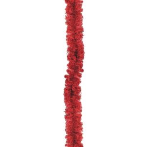 EUROPALMS Edeltannengirlande, rot, 270cm