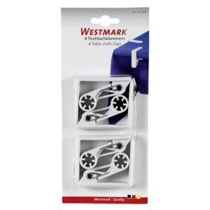 WESTMARK Tischtuchklammern 4 Stück auf SB-Karte