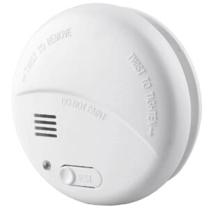 HEITECH Rauchmelder inkl. 9V Block 85 dB inkl. 9 Volt Batterie