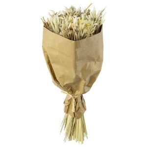 Trockenblumen-Bouquet Mix in Kraftpapier