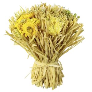 Trockenblumen-Gras-Arrangement