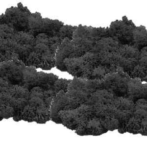 Muwse Islandmoos Dunkelgrau 100 g händisch gerupft Osternest Weihnachtskrippe