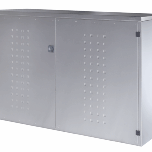 Gartenbox- Fahrradgarage FD mit Pultdach aus Edelstahl