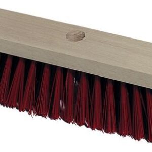 Straßenbesen Elaston L.400mm m.Stielloch Flachholz ext.kräftig